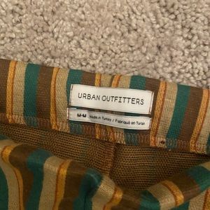 Pinstripe flared pants